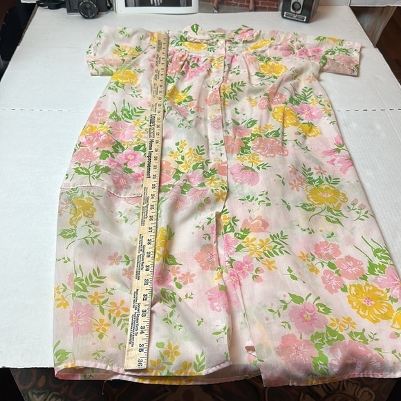 Vintage sheer house coat dress home made - Picture 10 of 10